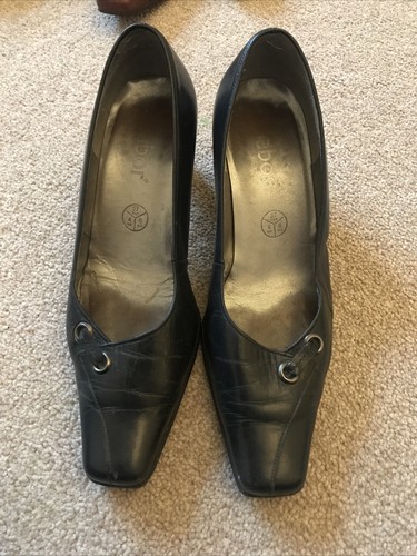 Ladies black leather gabor - ladies,
