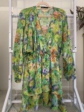 Zara Women’s Multicoloured Floral Dress Size L