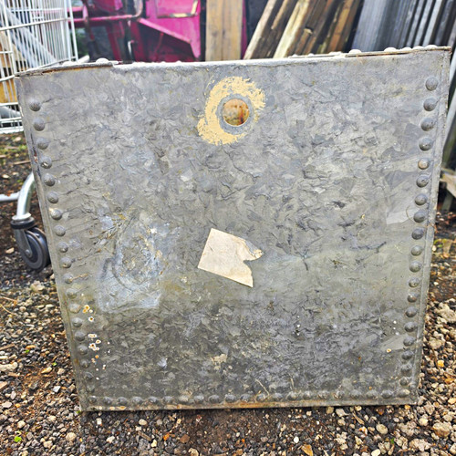 Galvanised old water tanks - galvanised,