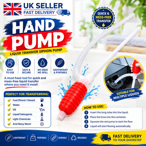 Manual hand syphon siphon - siphon, pump