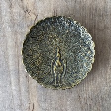 Vintage Brass Peerage Peacock