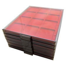 Coin Box Protection Display Drawer Tray Clear cover stackable - Many Types