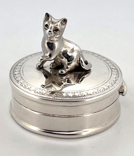 Cat pill box - box, keepsake