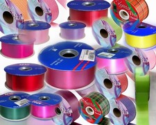 Florist Ribbon Wedding Car 2" Polypropylene Waterproof Wreath Birthday Cake