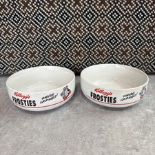 Kellogs Cereal Bowl x2 1987