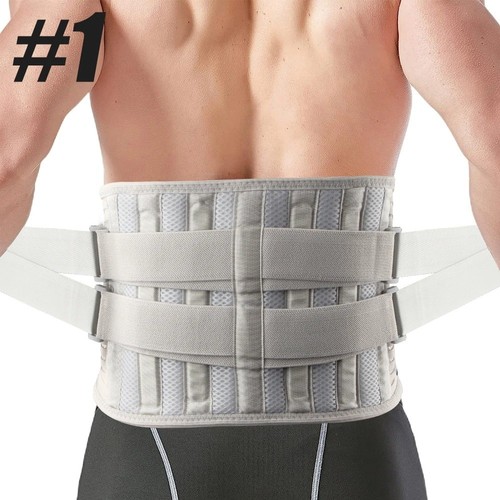 Adjustable lower back brace - back,