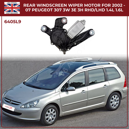 Rear windscreen wiper motor - windscreen,