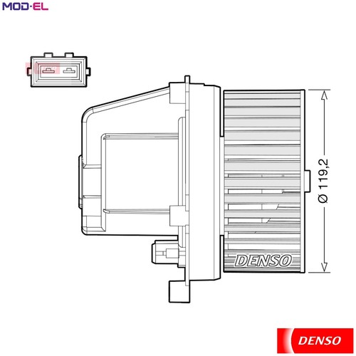 Interior blower dea33003 for - interior,