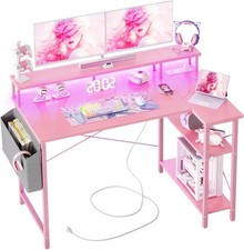 L Shaped Desk with Power