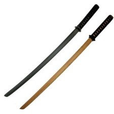 Two 40" Wooden Daito Bokken