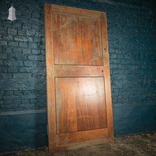 Wide hardwood door - hardwood, early