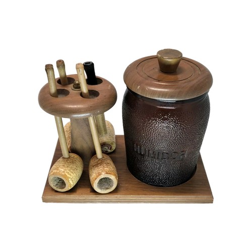Vintage 1950s humidor - vintage, pipe