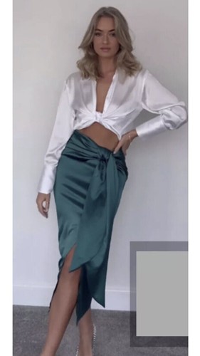 Zara fw22 duck green knotted - zara,