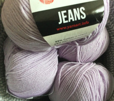 200g YARN PALE LILAC JEANS