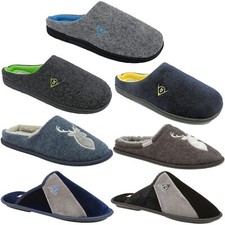 DUNLOP MENS SLIPPERS TWO TONE