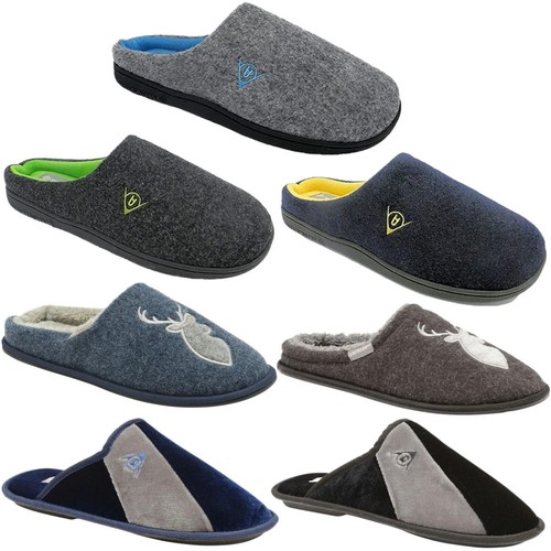 Dunlop mens slippers - mens, tone