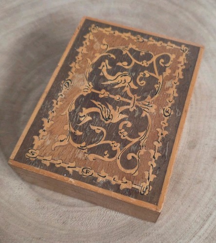 Wooden storage box - box, top