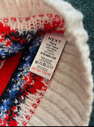 Next girls fair isle christmas - next,