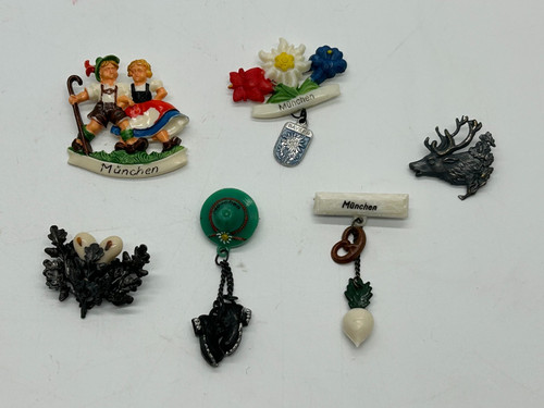 Lot vintage hat pins - of,