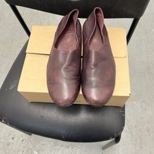 Barker Mens Leather Outdoor Indoor Slippers Size 8