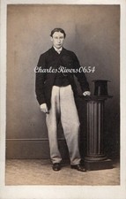 1860s CDV HANDSOME YOUNG MAN