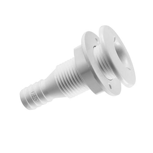 Plastic thru hull fitting - 5/8", thru-hull