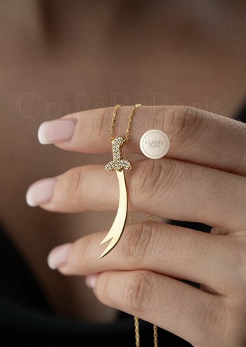 14k gold imam - gold, zulfiqar