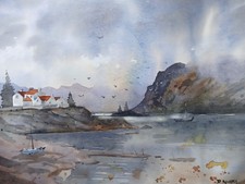 Plockton Scotland  Watercolour