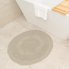Unique Round Boho Bath Mat