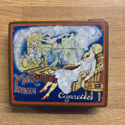 Cigarette tin vintage - tin,