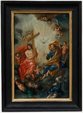 Framed 18th Century Oil - The