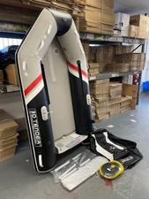 3D Twin Air 230 - Inflatable Tender Dinghy Rubber Boat - Repaired Good Condition