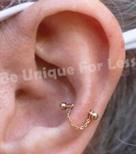 Curved Ball Snug Labret Tragus Cartilage Conch Bar Stud Helix Upper Piercing