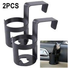 2pcs Car Door Mount Cup Holder Beverage Drink Bottle Holder Car Accessories