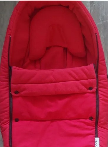 Bugaboo red cosy toe - red, with