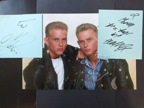 Bros matt and luke goss - goss, signed