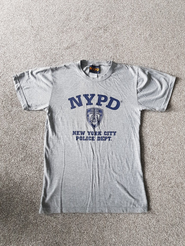 Nypd tee shirt grey - nypd,