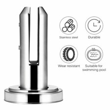 Stainless Steel Spigot Glass Stairs Balustrade Railing Balcony Pool Fence Clamp