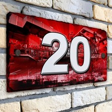 Liverpool House Number Football Fan Slate Custom Door Plaque Personalised AFS78