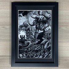 BLOODTHIRSTER FRAMED ART