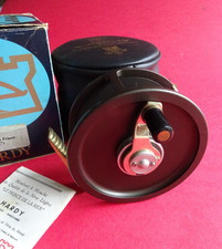 A STUNNING BOXED/CASED 3 3/4" VINTAGE HARDY THE OCEAN PRINCE SALTWATER FLY REEL