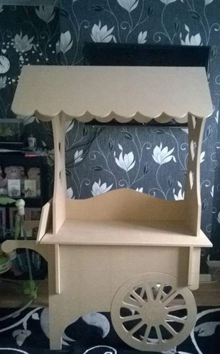 Large sweet candy cart - large,