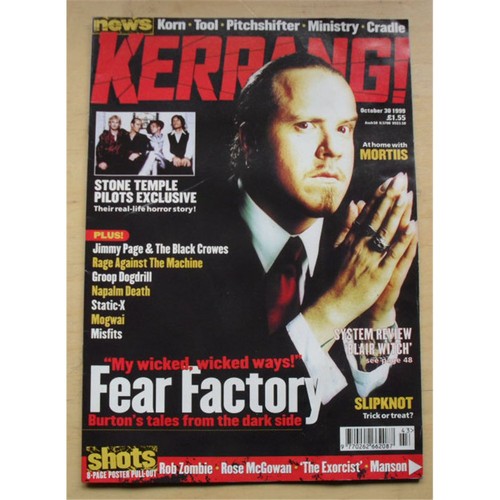 Fear factory kerrang 774 - fear, no.774