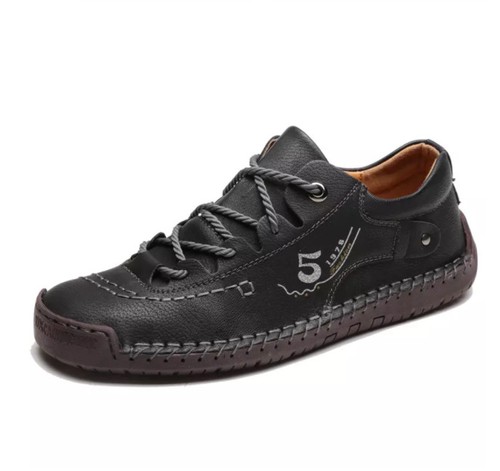 Men leather casual shoes - leather,