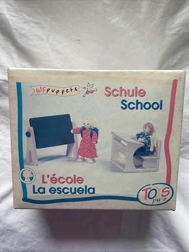 Retro puppets school - wf, set