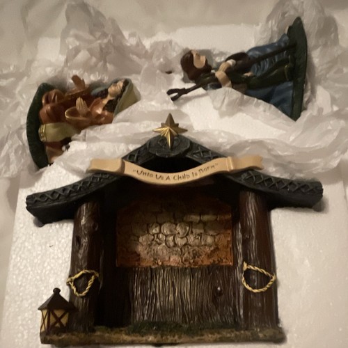 Thomas kinkade nativity - kinkade, set