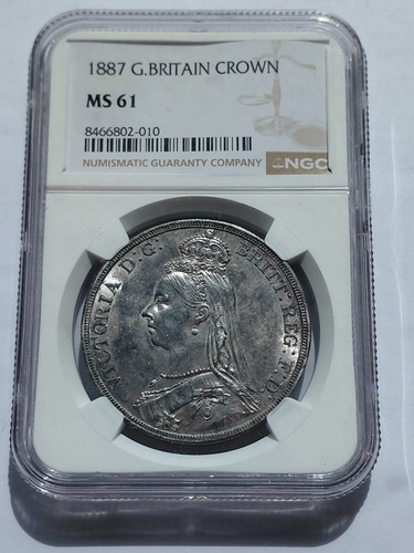 1887 victoria silver crown - 1887,