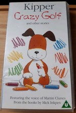 Kipper VINTAGE VHS  'Crazy Golf'  and Other Stories for 1999 VGC