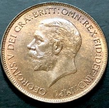1930 PENNY COIN-1d BRITISH