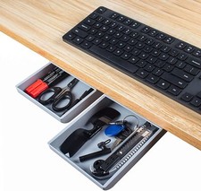 2 Pack Under Desk Drawer